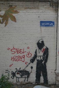 Grafit a Teheran. Foto: Melinda Legendre