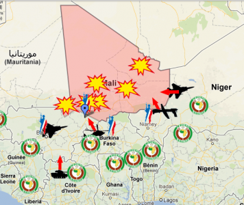 Fes clic per veure el mapa interactiu de Google realitzat per Jeune Afrique.